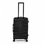 DUKAP RAV 25.59" Hardside Suitcase, 4-Wheeled Spinner, TSA Checkpoint Friendly, Black (DKRAV00M-BLK)~#|#~sp313047213_sc7