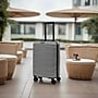 DUKAP RAV 20.65" Hardside Carry-On Suitcase, 4-Wheeled Spinner, TSA Checkpoint Friendly, Silver (DKRAV00S-SIL)~#|#~sp313047323_sc7