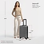 DUKAP RAV 20.65" Hardside Carry-On Suitcase, 4-Wheeled Spinner, TSA Checkpoint Friendly, Silver (DKRAV00S-SIL)~#|#~sp313047324_sc7