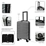 DUKAP RAV 20.65" Hardside Carry-On Suitcase, 4-Wheeled Spinner, TSA Checkpoint Friendly, Silver (DKRAV00S-SIL)~#|#~sp313047325_sc7