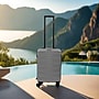 DUKAP RAV 20.65" Hardside Carry-On Suitcase, 4-Wheeled Spinner, TSA Checkpoint Friendly, Silver (DKRAV00S-SIL)~#|#~sp313047329_sc7