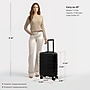 DUKAP RAV 2" Hardside Carry-On Suitcase, 4-Wheeled Spinner, TSA Checkpoint Friendly, Black (DKRAV00S-BLK)~#|#~sp313047334_sc7