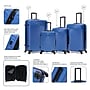 DUKAP Inception 4-Piece Hardside Spinner Carry-On Luggage Set, TSA Checkpoint Friendly, Blue (DKINCSMLXL-BLU)~#|#~sp313049240_sc7