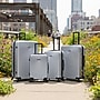 DUKAP Inception 4-Piece Hardside Spinner Carry-On Luggage Set, TSA Checkpoint Friendly (DKINCSMLXL-SIL)~#|#~sp313049263_sc7