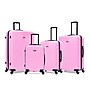 DUKAP Inception 4-Piece Hardside Spinner Carry-On Luggage Set, TSA Checkpoint Friendly, Pink (DKINCSMLXL-PNK)~#|#~sp313049294_sc7