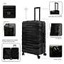 DUKAP RAV 29.52" Hardside Suitcase, 4-Wheeled Spinner, TSA Checkpoint Friendly, Black (DKRAV00L-BLK)~#|#~sp313049306_sc7