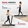 Sunny Health & Fitness Pacer Smart Compact Auto Incline Treadpad Treadmill, Black/Red (SF-T722076)~#|#~sp313051058_sc7