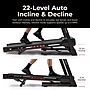 Sunny Health & Fitness Excel Smart Incline/Decline 20” Deck Treadmill, Black/Red (SF-T723017)~#|#~sp313051068_sc7