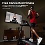 Sunny Health & Fitness Elite Smart Auto Incline 20” Deck Treadmill, Black/Red (SF-T723016)~#|#~sp313051076_sc7