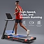 Sunny Health & Fitness Elite Smart Auto Incline 20” Deck Treadmill, Black/Red (SF-T723016)~#|#~sp313051077_sc7