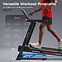 Sunny Health & Fitness Elite Smart Auto Incline 20” Deck Treadmill, Black/Red (SF-T723016)~#|#~sp313051078_sc7