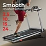Sunny Health & Fitness Foldable Auto Incline Treadmill, Black/Gray (SF-T723030)~#|#~sp313051082_sc7