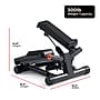 Sunny Health & Fitness Smart Twist Stepper with Resistance Bands, Black (NO. 068SMART)~#|#~sp313051115_sc7