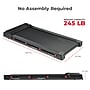 Sunny Health & Fitness Treadpad 100 Smart Walking Treadmill, Black/Red (SF-T724064)~#|#~sp313051120_sc7