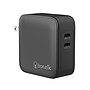BonElk 100W GaN PD 3.1 QC 3.0 USB-C Dual Port Wall Charger, Black (ELK-21718-R)~#|#~sp313051215_sc7