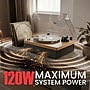 Audiosource AT33 Belt Drive turntable with 2.1 channel 120 watt Bluetooth Speakers (AT3345BT)~#|#~sp313051230_sc7