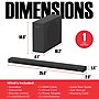 AudioSource AS201 Dolby Atmos Bluetooth 2.1 Soundbar with Wireless Subwoofer, Black (AS201ADW)~#|#~sp313051245_sc7