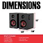 AudioSource AS3530 Bluetooth 2-Way Bookshelf Speakers, 30W, Black (AS3530BT)~#|#~sp313051284_sc7