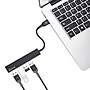 Bonelk Long-Life Slim USB-A 4 Port USB 3.0 Hub, Black (ELK-80036-R) ~#|#~sp313051379_sc7