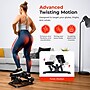 Sunny Health & Fitness Smart Twist Stepper Machine, Black (SF-S0979SMART)~#|#~sp313051426_sc7