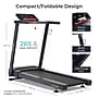 Sunny Health & Fitness Interactive Slim Auto Incline Treadmill, Black (SF-T722022)~#|#~sp313051486_sc7