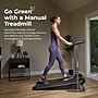 Sunny Health & Fitness Smart Manual Walking Treadmill, Black/Gray (SF-T1407SMART)~#|#~sp313051499_sc7