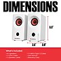 AudioSource Desktop Bluetooth Stereo PC Speakers, White (AS2020BT-W)~#|#~sp313051535_sc7