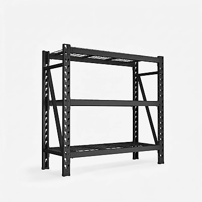 FlexiSpot Heavy-Duty 3-Shelf Metal Storage Rack, 46.8″ x 49.6″ x 18.1″, Black (WGR001) Simolary simolary.com