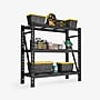 FlexiSpot Heavy-Duty 3-Shelf Metal Storage Rack, 46.8" x 49.6" x 18.1", Black (WGR001)~#|#~sp313367164_sc7