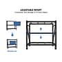 FlexiSpot Heavy-Duty 3-Shelf Metal Storage Rack, 46.8" x 49.6" x 18.1", Black (WGR001)~#|#~sp313367172_sc7