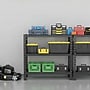 FlexiSpot Heavy-Duty 3-Shelf Metal Storage Rack, 46.8" x 49.6" x 18.1", Black (WGR001)~#|#~sp313367177_sc7