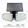 GoGreen Power Beacon Jr. 4.5 in. COB LED Solar Flood Light, Black (GG-BEACONJR)~#|#~sp313405099_sc7