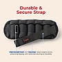Sunny Health & Fitness Adjustable Ankle Weight, 5 lb. (SF-WA02-BK)~#|#~sp313436800_sc7