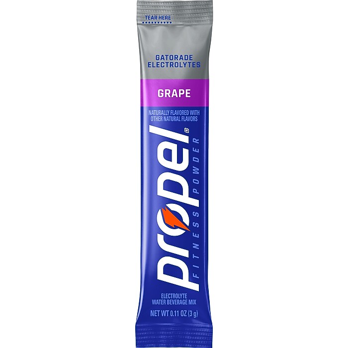 Propel Sugar-Free Grape Powdered Drink Mix w/Electrolytes, 0.11 oz