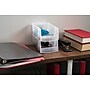 IRIS Small Stackable Plastic Storage Bin, 3" x 4.5"x 7.5", 0.4 Qt., Clear, 12/Carton (200518CT)~#|#~sp313679163_sc7
