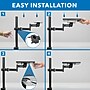 Mount-It! Printer Pole Mount, Holds 11 lbs., Extends Up to 15.5", Black (MI-3799)~#|#~sp313717373_sc7