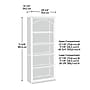 Sauder Select 71"H 5-Shelf Bookcase, Salt Oak (446193)~#|#~sp313910990_sc7