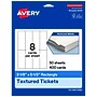 Avery Rectangle Integrated Cards, Matte White, 400/Pack (19479399870)~#|#~sp313990892_sc7