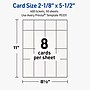 Avery Rectangle Integrated Cards, Matte White, 400/Pack (19479399870)~#|#~sp313990896_sc7