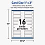Avery Rectangle Rounded Corners Business Cards, Matte White, 160/Pack (19479399787)~#|#~sp313990914_sc7
