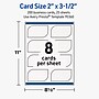 Avery Leaf Business Cards, Matte White, 200/Pack (19479399707)~#|#~sp313992241_sc7