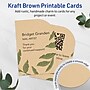 Avery Rectangle Single Rounded Corner Integrated Cards, Matte Kraft Brown, 30/Pack (19479398962)~#|#~sp313992814_sc7