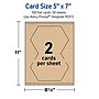 Avery Geo Integrated Cards, Matte Kraft Brown, 100/Pack (19479398976)~#|#~sp314001421_sc7
