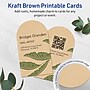 Avery Arched Business Cards, Matte Kraft Brown, 80/Pack (19479398941)~#|#~sp314002081_sc7