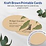 Avery Oval Business Cards, Matte Kraft Brown, 400/Pack (19479398937)~#|#~sp314002822_sc7