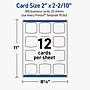 Avery Arched Square Business Cards, Matte White, 300/Pack (19479399692)~#|#~sp314003298_sc7