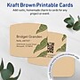 Avery Arched Square Business Cards, Matte Kraft Brown, 100/Pack (19479398953)~#|#~sp314003997_sc7