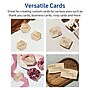 Avery Arched Square Business Cards, Matte Kraft Brown, 100/Pack (19479398953)~#|#~sp314003998_sc7