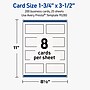 Avery Rectangle Business Cards, Matte White, 200/Pack (19479399743)~#|#~sp314005116_sc7