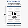 Avery Rectangle Rounded Corners Business Cards, Matte White, 400/Pack (19479399788)~#|#~sp314006410_sc7
